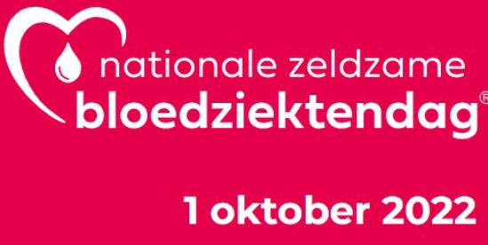 Zeldzame bloedziektendag op 1 oktober 2022